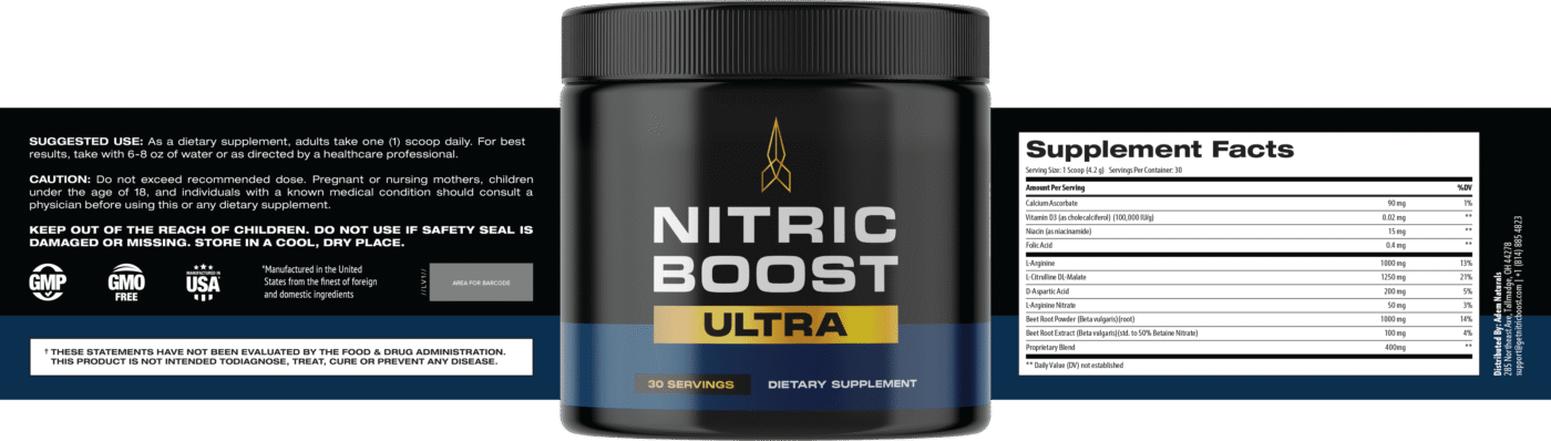 Nitric Boost Ultra Ingredients